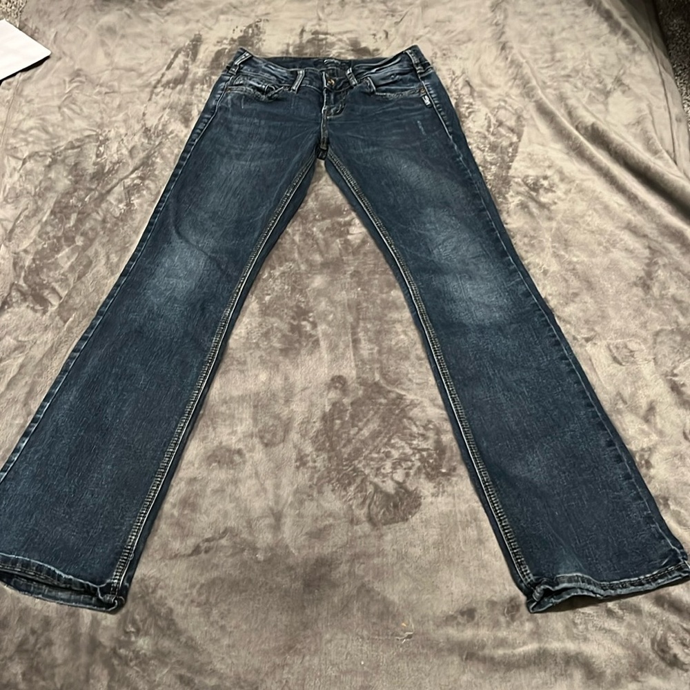 Silver jeans